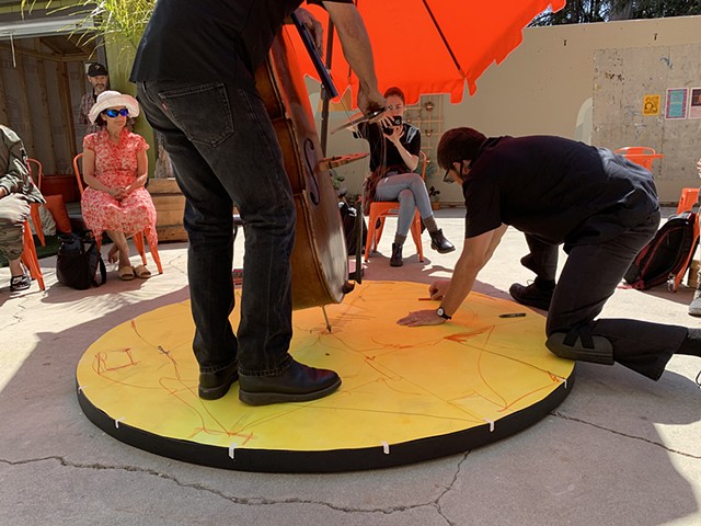 Draw & Bass Duet, Platform Artspace, UC Berkeley, Department of Art