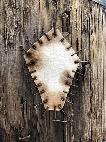 Quarantine Walk Drawing #35, Ink on paper