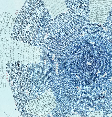 DETAIL OF: Pen-do-Chronology #3, Flax Art store, San Francisco, CA