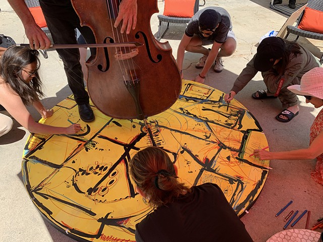 Draw & Bass Duet, Platform Artspace, UC Berkeley, Department of Art