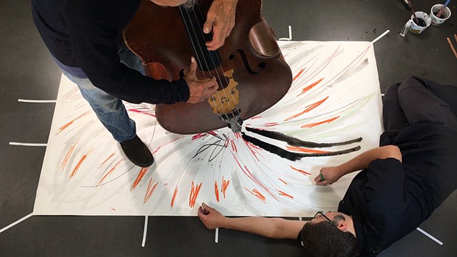 Draw & Bass Duet, practice session