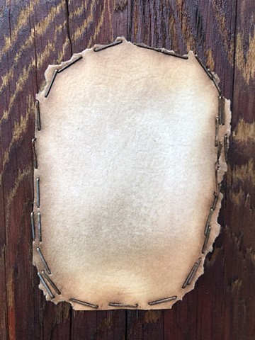 Quarantine Walk Drawing #4, Ink on paper