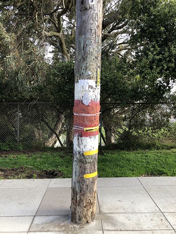 Quarantine Walk Drawing #40, Ink on paper