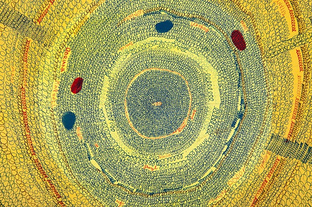 DETAIL OF: Pen-do-Chronology #9, Santa Cruz Museum of Art & History