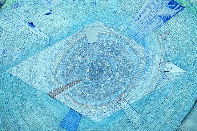 DETAIL OF: Pen-do-Chronology #8, Santa Cruz Museum of Art & History