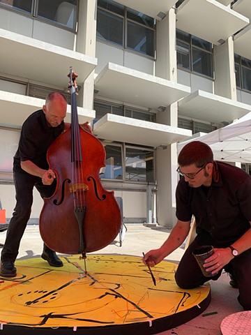Draw & Bass Duet, Platform Artspace, UC Berkeley, Department of Art