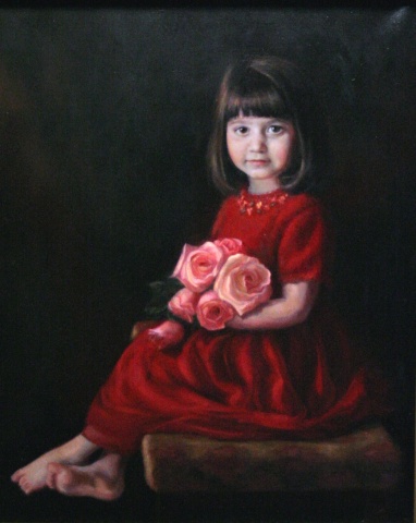"little lady in red"