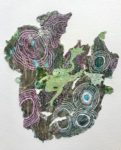 Wasp paper, kitakata paper, woman artist, Belfast artist, Maine artist