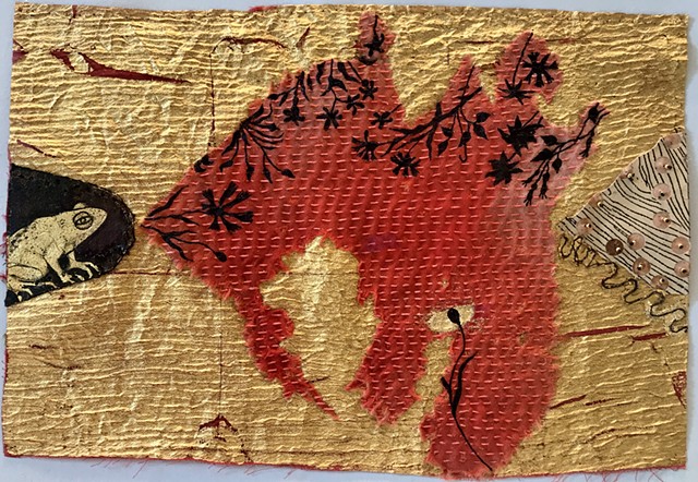 mixed media, woman artist, Belfast, Maine artist