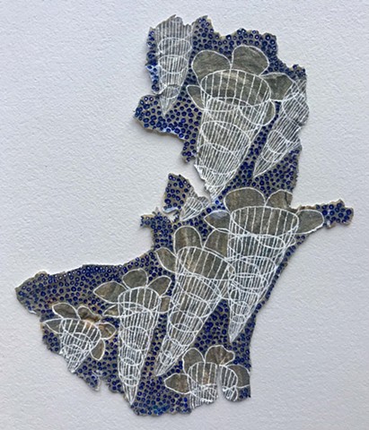 Wasp paper, kitakata paper, woman artist, Belfast artist, Maine artist