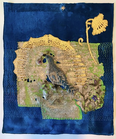 mixed media, woman artist, Belfast, Maine artist