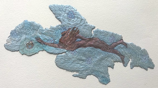 Wasp paper, kitakata paper, woman artist, Belfast artist, Maine artist