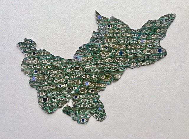 Wasp paper, kitakata paper, woman artist, Belfast artist, Maine artist