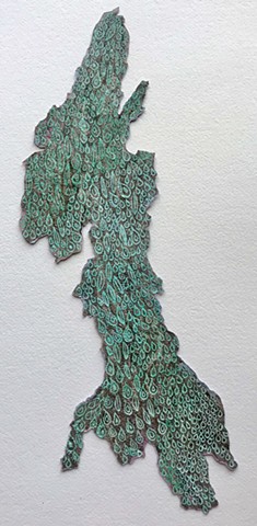 Wasp paper, kitakata paper, woman artist, Belfast artist, Maine artist