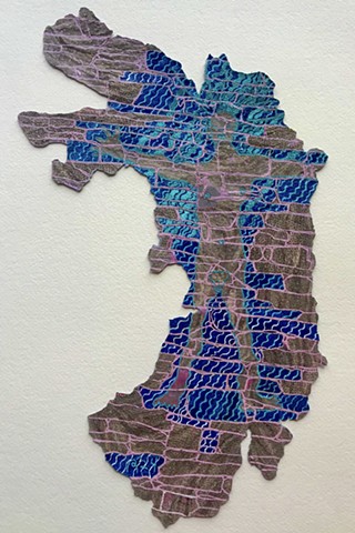 Izkik woman, Wasp paper, kitakata paper, woman artist, Belfast artist, Maine artist