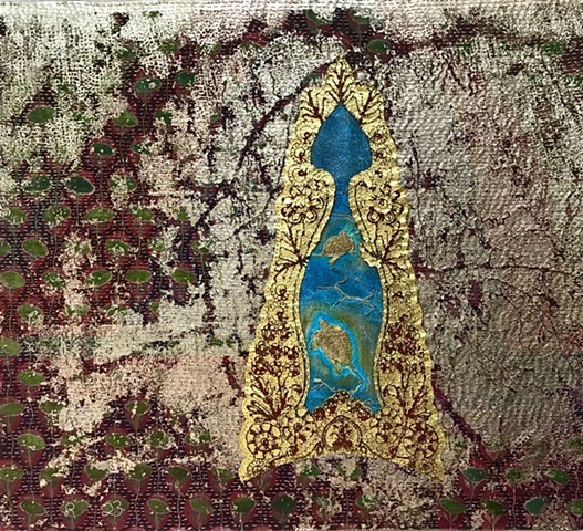 mixed media, woman artist, Belfast, Maine artist