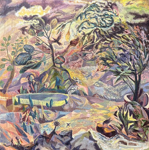 Landscape with Pool of Yellow Water