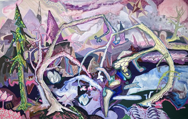 Purple Landscape