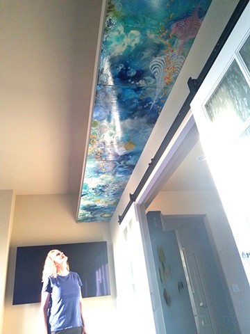 Cerulean 27 - 18 feet long ceiling installation for a private residence in Arizona