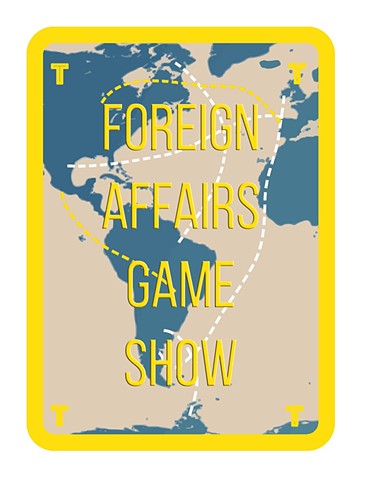 Foreign Affairs Game Show Playing Card (topic sample)
