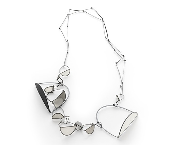 Crease Series III
Necklace with detachable bracelet and two bangles