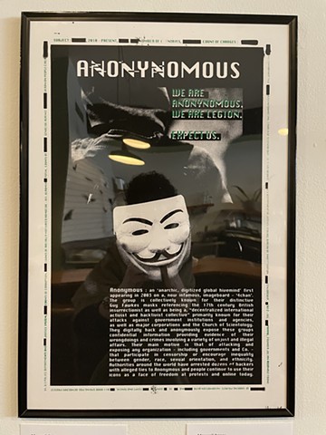 People's History Poster Framed