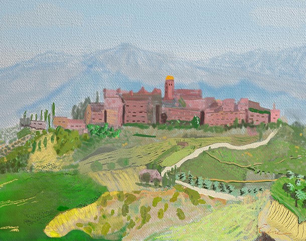 Tuscan Hilltop town 4