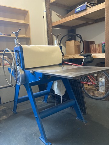 Griffin 000 Etching Press Bed is 22.5â€�x44â€�