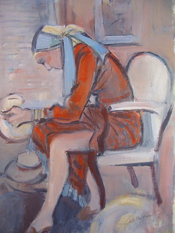 Woman with jug