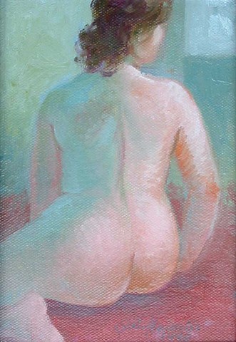 Pink nude back