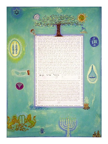 Moscow Custom Ketubah