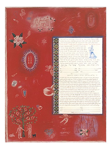 Adam and Eve Custom Ketubah