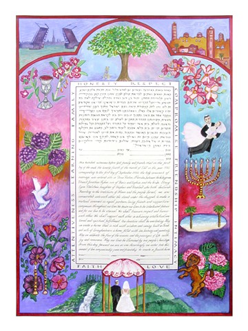 St. Petersburg Custom Ketubah