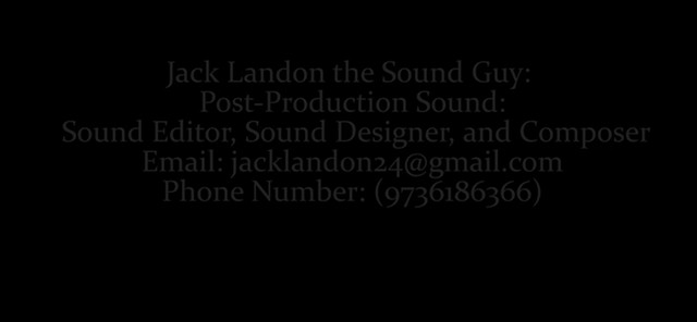 Dialogue Editing and Sound Mixing Examples