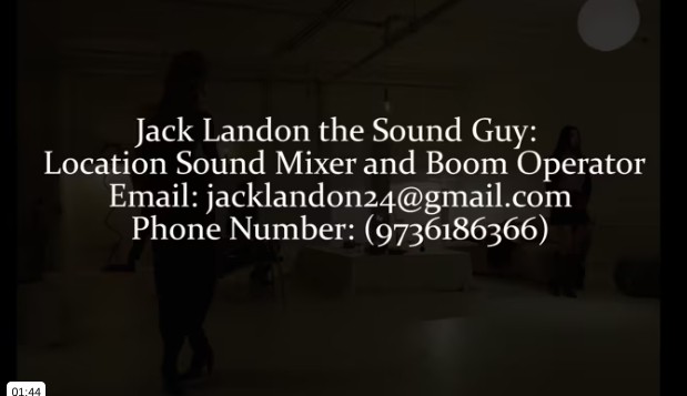 Location Sound Mixer Reel