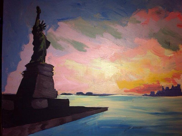 The Statue of Liberty Welcomes
