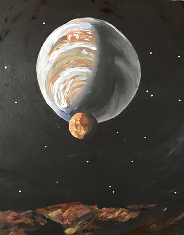 Jupiter And Moons