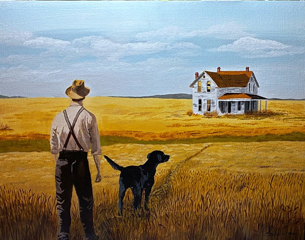 A Farmer and His Dog
