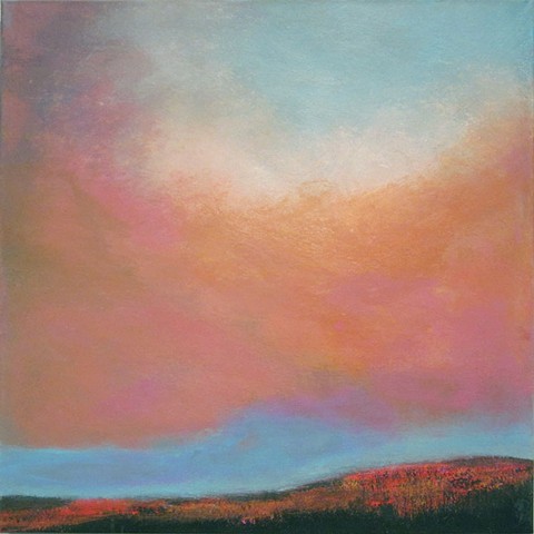 Soft Sky Over Rowe Mesa