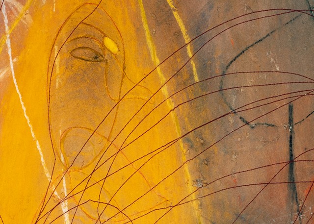 Detail Yellow Heart And Its Shadow