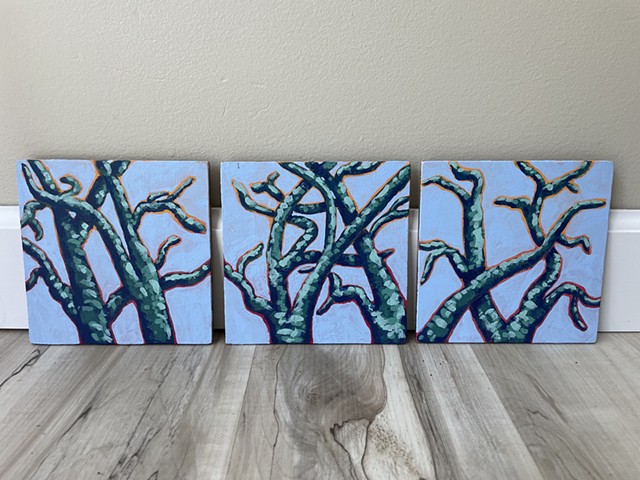 in the trees