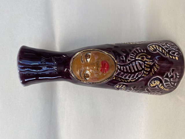 woman vase
