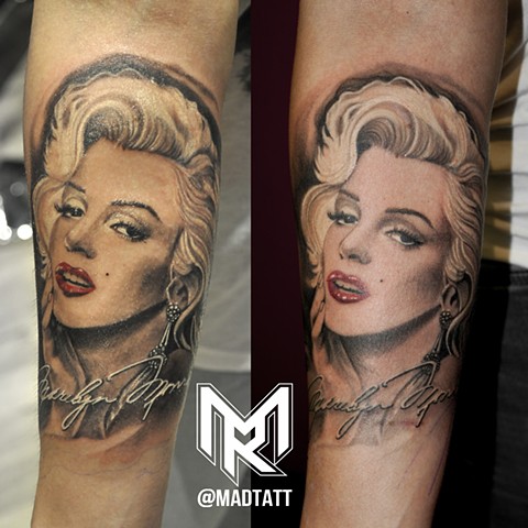 Classic Marylin Portrait healed and Fresh
