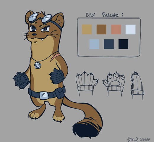 Rhodey Character Design