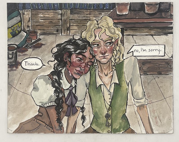 zine. pt.3, last page spread