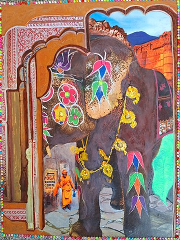 Elephant With Yogi