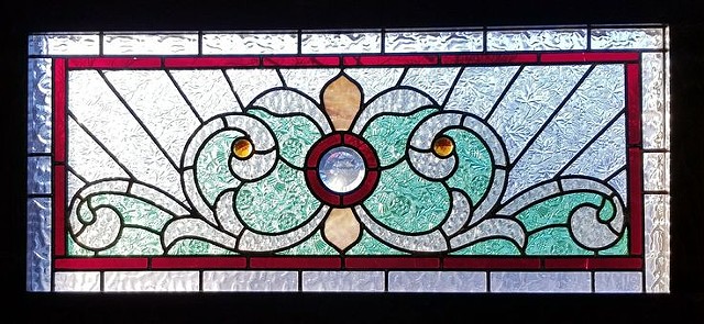 1890s Pressed Stained Glass