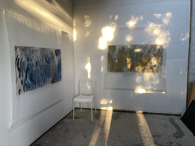 aerial both panels studio shot