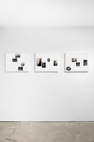 Documentation of The Strange Situation on display in the group exhibition "P.A.D. x Parent Company” at Parent Company in September 2024