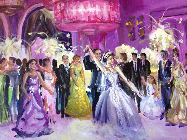 Wedding Reception at the Grove (detail)